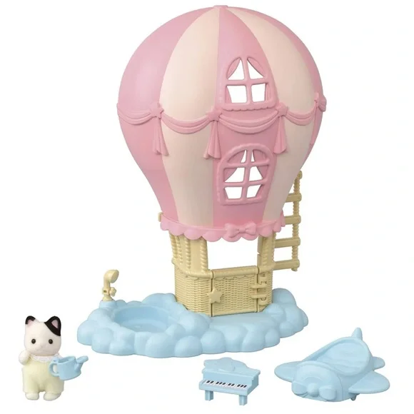 Calico Critters/ Sylvanian Families Baby Balloon Playhouse (some items missing) - Picture 3 of 8